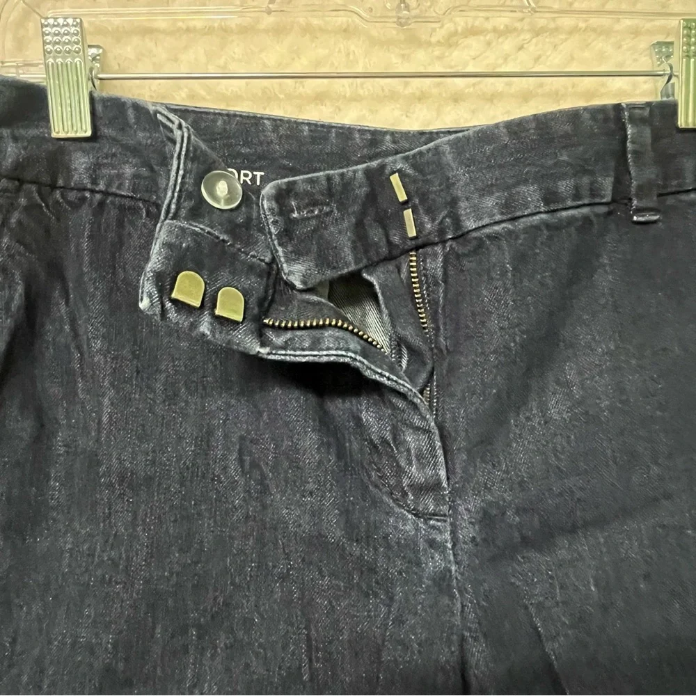 Ann Taylor LOFT Blue Shorts 100% Cotton Womens Size 8 Bottoms Classic Casual